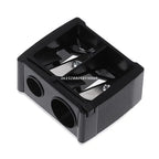 2 Holes Cosmetic Pencil Sharpener for Eyebrow Lip Liner Eyeliner Pen Tool