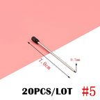 20Pcs/Set Pen Refill Different Metal Ballpoint Pen Refills Office School Stationery Gifts Pen Choose Blue black refills Pen Sale