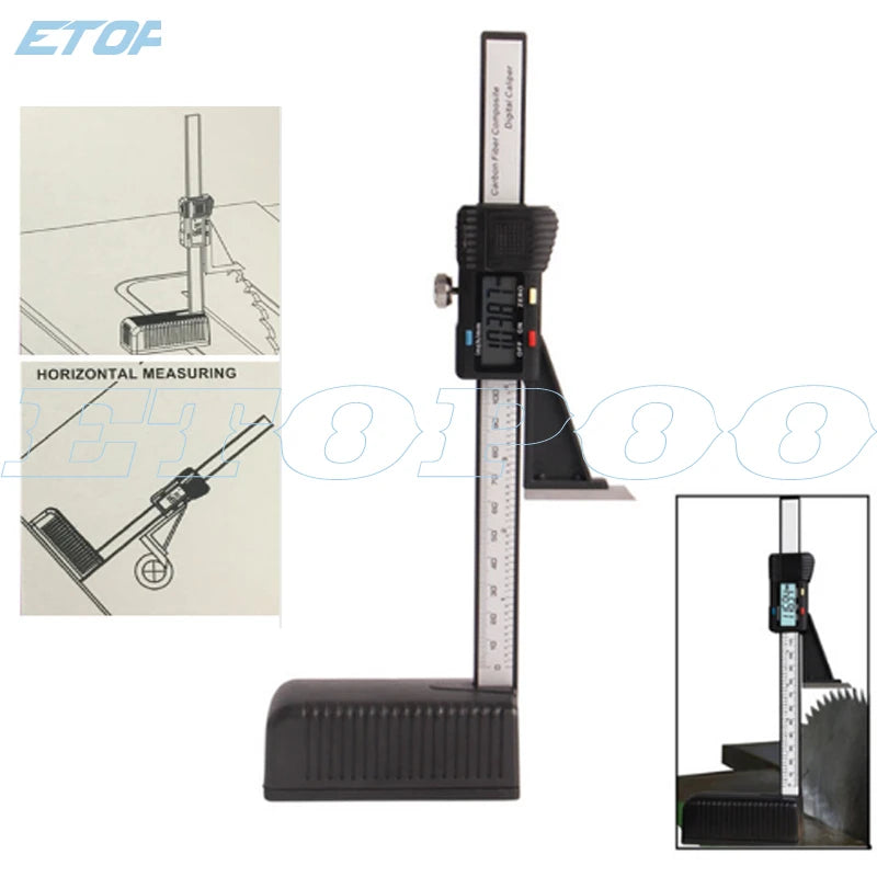 0-150mm 200mm 300mm 500mm Steel Digital Height Gauge Electronic Height Vernier Caliper Height Measuring Tools