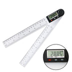 SHANHR 200mm/300 mm Digital Meter Angle Inclinometer Angle Digital Ruler Electron Goniometer Protractor Angle Finder