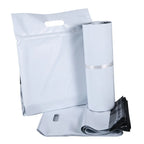 50PCS Portable White Express Courier Tote Bag DIY Logo Plastic Self-Sealing Adhesive Poly Envelope T-shirt Gift Mailing Pouches