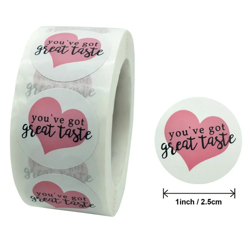 50-500Pcs“Open Me Already" Stickers 1inch Thank You Sticker For Gift Box Decoration Stationery Envelope Postcards Sealing Labels