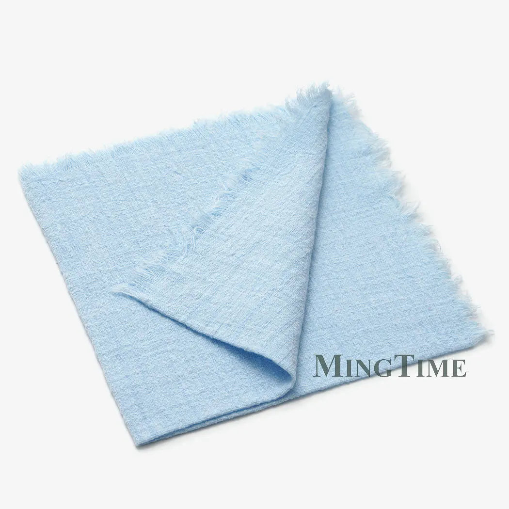 Napkin Cotton Cloth 41*41cm Rustic Gauze Hanky Tea Towel Dining Place Mats Wedding Supplies Linen Home Table Decor