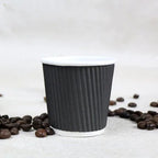 100pcs/pack 4oz Paper Cup Disposable Kraft Coffee Cup Hot Drinking Party Supplies