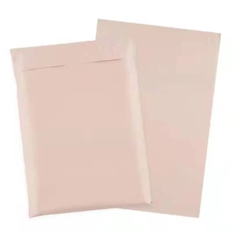 INPLUSTOP 20Pcs Poly Biodegradable Express Courier Bag Apricot Thicken Mailer Clothes Gifts Bag Eco-Friendly Mailing Postal Bags