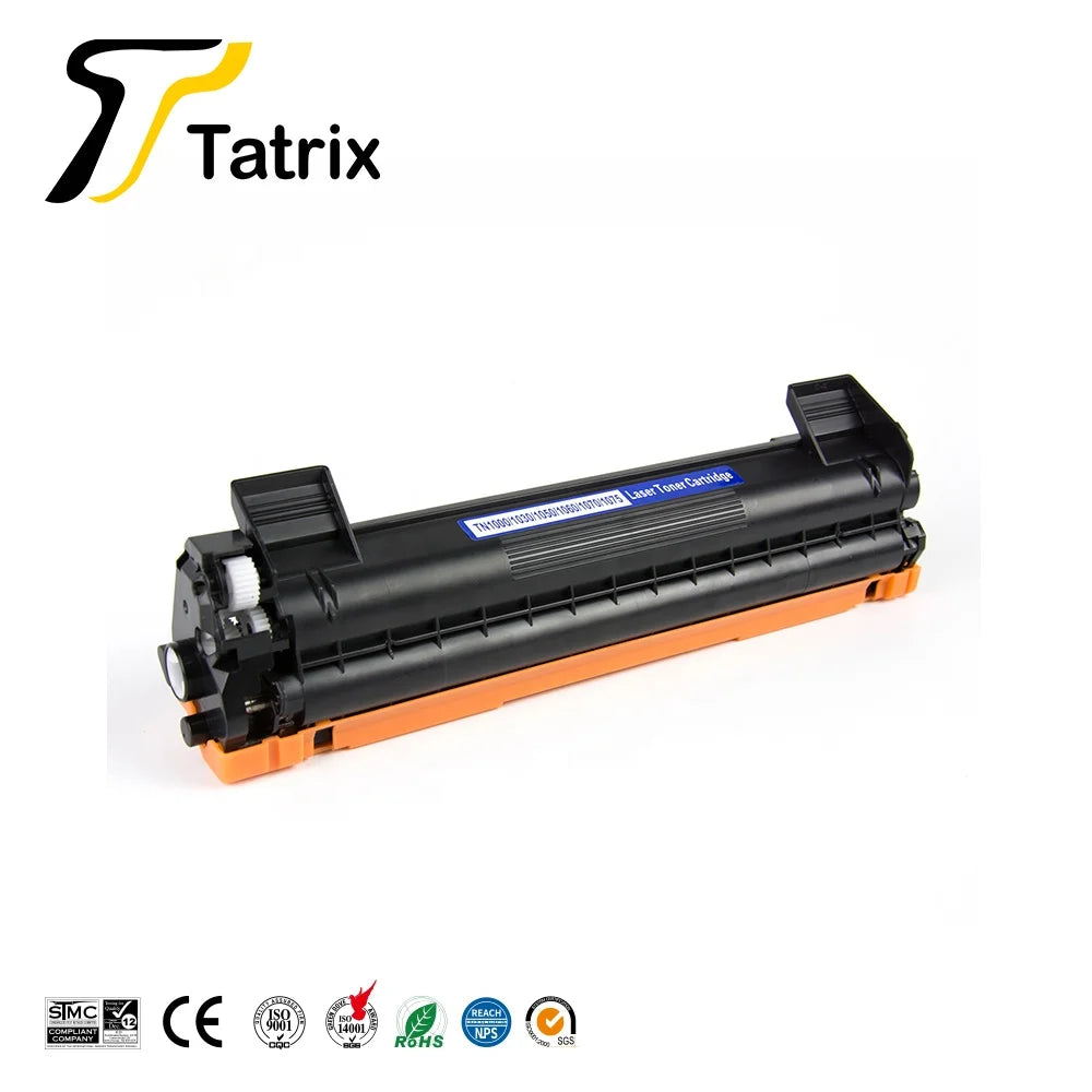 Tatrix TN1000 TN1030 TN1050 TN1060 TN1070 TN1075 Compatible Laser Black Toner Cartridge for Brother DCP-1610W MFC-1910W HL-1210W