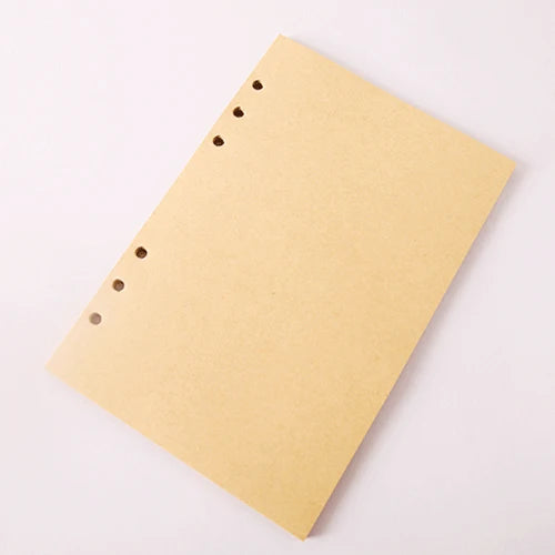 A5 A6 A7 50 Sheet Loose-leaf Colorful Refill Inner Page Line Blank Grid Inner Page Inside Paper Stationery