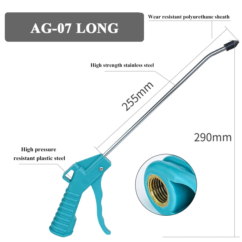 1PC Aluminum/Plastic Dust Removal Powerful Air Compressor Pneumatic Air Dust Blower Air Pump Device Cleaning Handhold Power Tool
