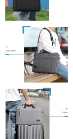 Business Laptop Bag Case Shoulder Tote Bag Notebook Bag Briefcase For 13 15 17 Inch Macbook Air Pro HP Huawei Asus Dell