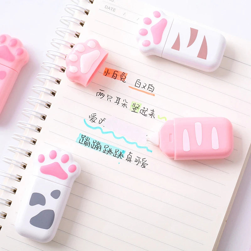 Lytwtw's Lovely Kawaii Cat Claw Cute Correction Tape Stationery Office School Supply Gift nice things corrector novel