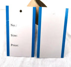 Free Shipping Stock Clothing Price Hang Tag/Garment Size Tag/Clothing Printed Label/Custom Clothing Paper Hang Tag 200 Pcs a Lot