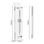 Deli Metal Gel Pen Rollerball Caneta ручка Ballpoint 0.5MM Signing Pens for Office Students Business Stationary Supplies