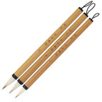 3 Pcs Chinese Calligraphy Paint Brush Wool Hair Painting Brushes Set for Traditional Ink Watercolor Darwing Art Supplies