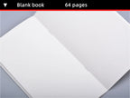 Replace Notebooks DIY Journal Inner Paper Books 4 Sizes 64 Pages Blank/ Graph/ Ruled/ Dot Diary School Office Student Stationery