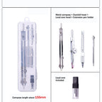 Stainless Steel Multifunctional Drafting Drawing Compass/Lead Core Math Geometry Circles Tool Durable Supplies 8600/8601