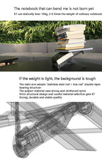 NEXSTAND K7 Laptop Stand Folding Portable Laptop House Office Ergonomic Stand Notebook Stand Notebook Suporte Laptop Accessories