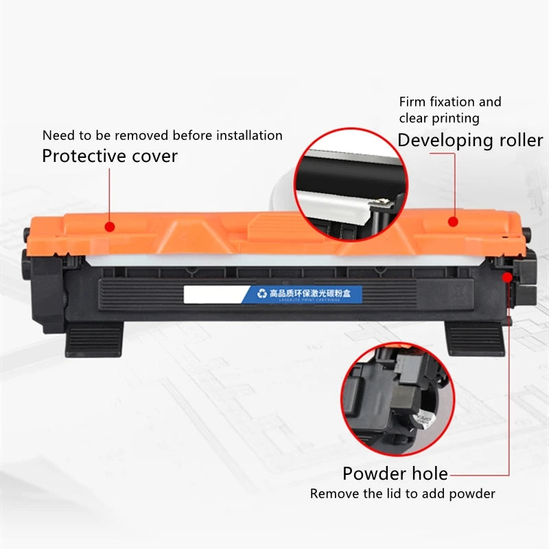 TN1000 TN1070 TN1075 TN1030 TN1050 TN1060 TN1095 Laser Toner Cartridge Printer Compatible for Brother HL-1110/1111/1112/1210