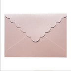 10Pcs Creative Wave Pattern Pearlescent Triangle Envelope Letterhead Special Design Envelope Dropshipping 11*16cm