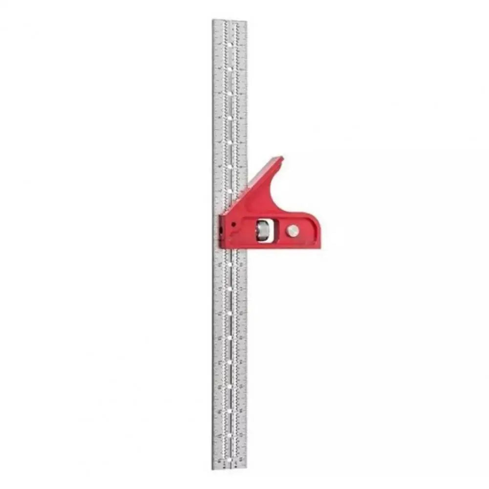 T-type Hole Ruler Professional Combination Square Angle Ruler Adjustable Protractor Right Angle Ruler Carpenter Measuring Tools