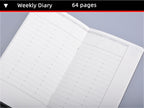 Replace Notebooks DIY Journal Inner Paper Books 4 Sizes 64 Pages Blank/ Graph/ Ruled/ Dot Diary School Office Student Stationery