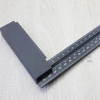 Precision Aluminum Square Ruler 200mm Guaranteed T Speed Measurements Ruler for Measuring and Marking Woodworking Carpenters