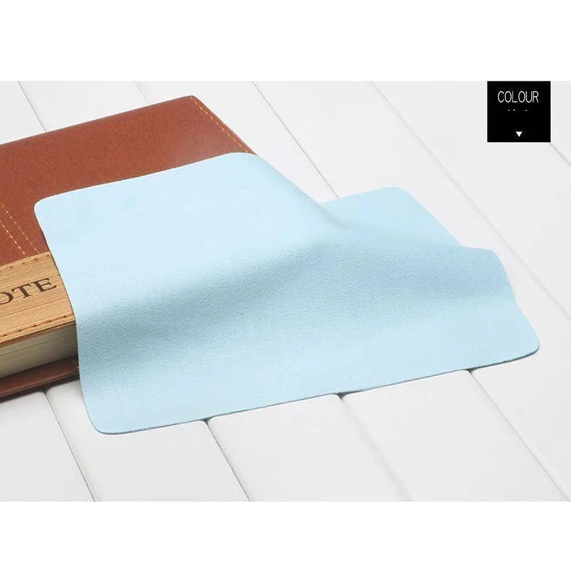 10pcs/lots High Quality Chamois Glasses Cleaner Microfiber Cleaning Cloth For Lens Phone Screen Cleaning Wipes