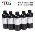 250ml 500ml soft uv ink For EPSOM UV flatbed Printer A2 A3 A4 L800 L805 R1390 L1800 R2000 XP600 T800 Flexible Leather UV ink