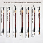 7pcs Chinese Calligraphy Brushes Set with Pen Box Set Writing Brush Tool Calligraphy Ink Caligrafia Art Painting Craft Supplies