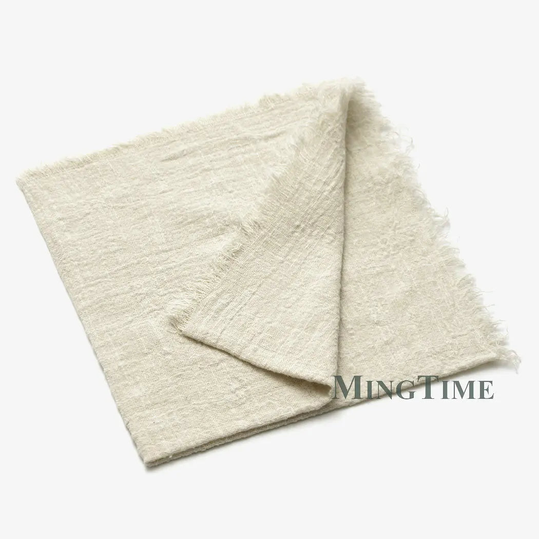 Napkin Cotton Cloth 41*41cm Rustic Gauze Hanky Tea Towel Dining Place Mats Wedding Supplies Linen Home Table Decor