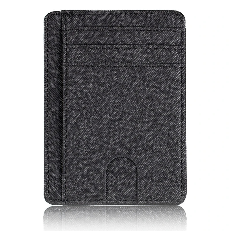 THINKTHENDO Slim RFID Blocking Leather Wallet Credit ID Card Holder Purse Money Case for Men Women 2020 Fashion Bag 11.5x8x0.5cm
