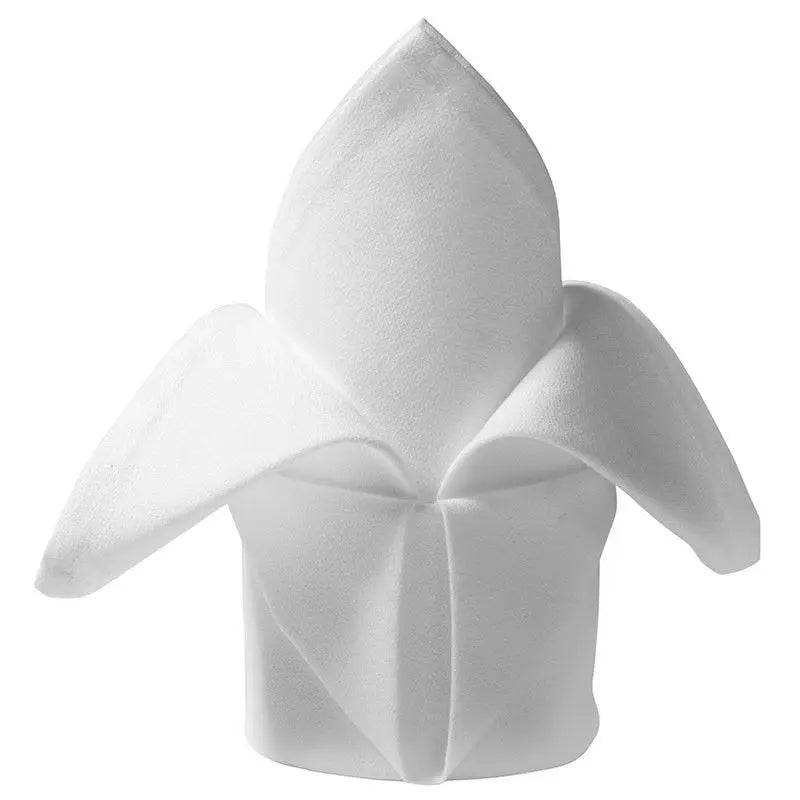 12PC  45x45cm RESTAURANT DINNER CLOTH LINEN WHITE 45x45cm PREMIUM HOTEL NEW NAPKINS