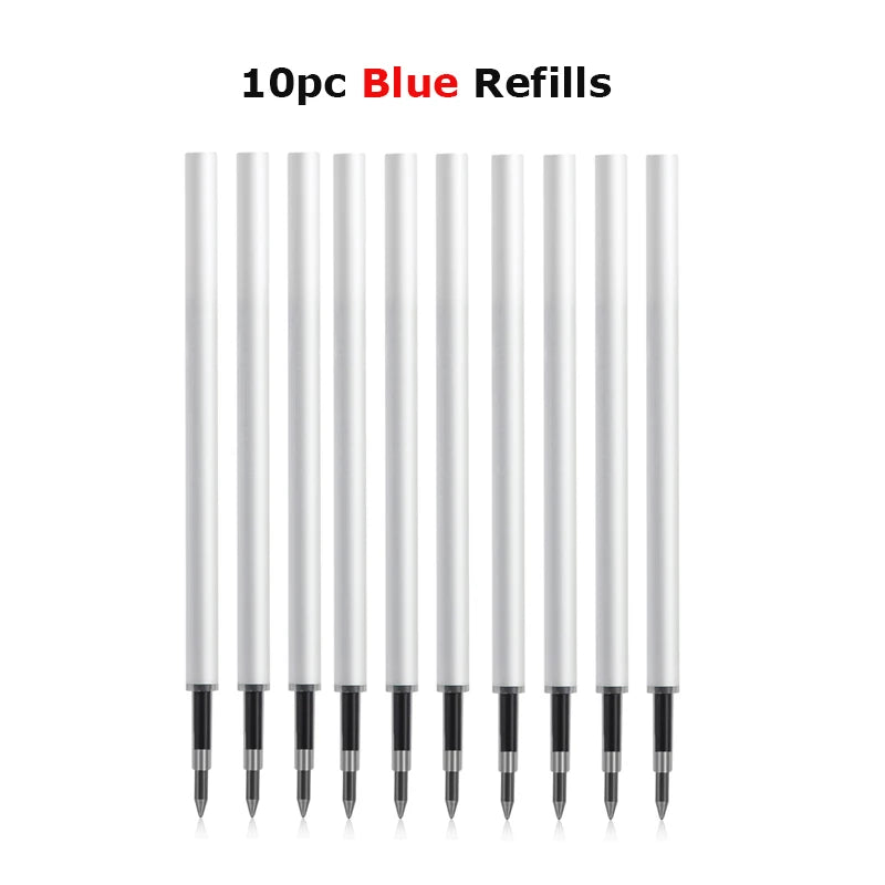 Deli Metal Gel Pen Rollerball Caneta ручка Ballpoint 0.5MM Signing Pens for Office Students Business Stationary Supplies