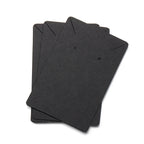 50pcs 6x9cm Earrings Necklaces Display Cards Ear Studs Blank Kraft Paper Card for Jewelry Packaging Hang Price Tag Card Holder