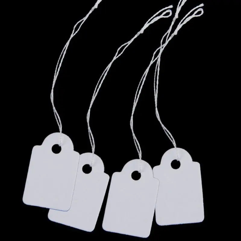 500 Pcs Price Label Tags String Jewelry Clothing Display Merchandise Price Tags    Dropshipping