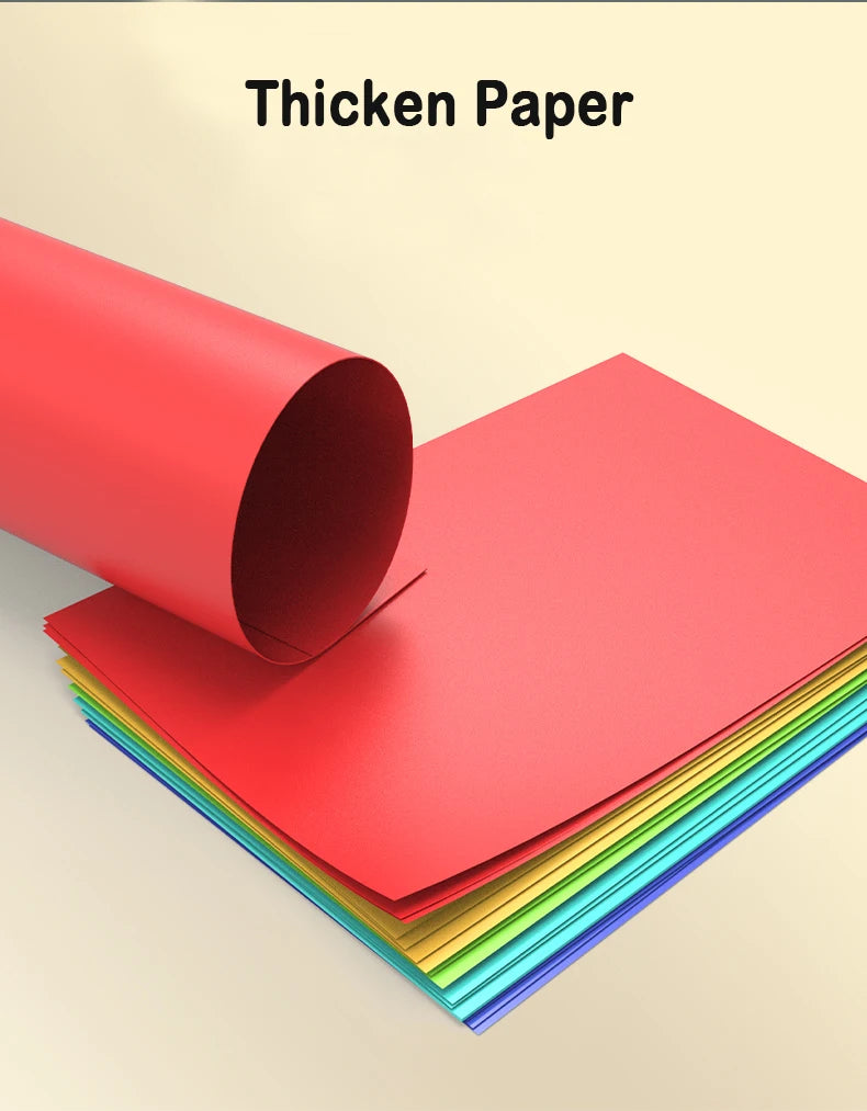 100/200 SheetS A4 Color Copy Paper 80G 20 Colors Can Choose For DIY Handmade Office A3 Inkjet Laser Colorful  Printing Paper