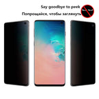Privacy Tempered Glass for Samsung Galaxy S24 S23 Plus Anti-spy Screen Protector Fingerprint Function for Samsung S22 S26 S25