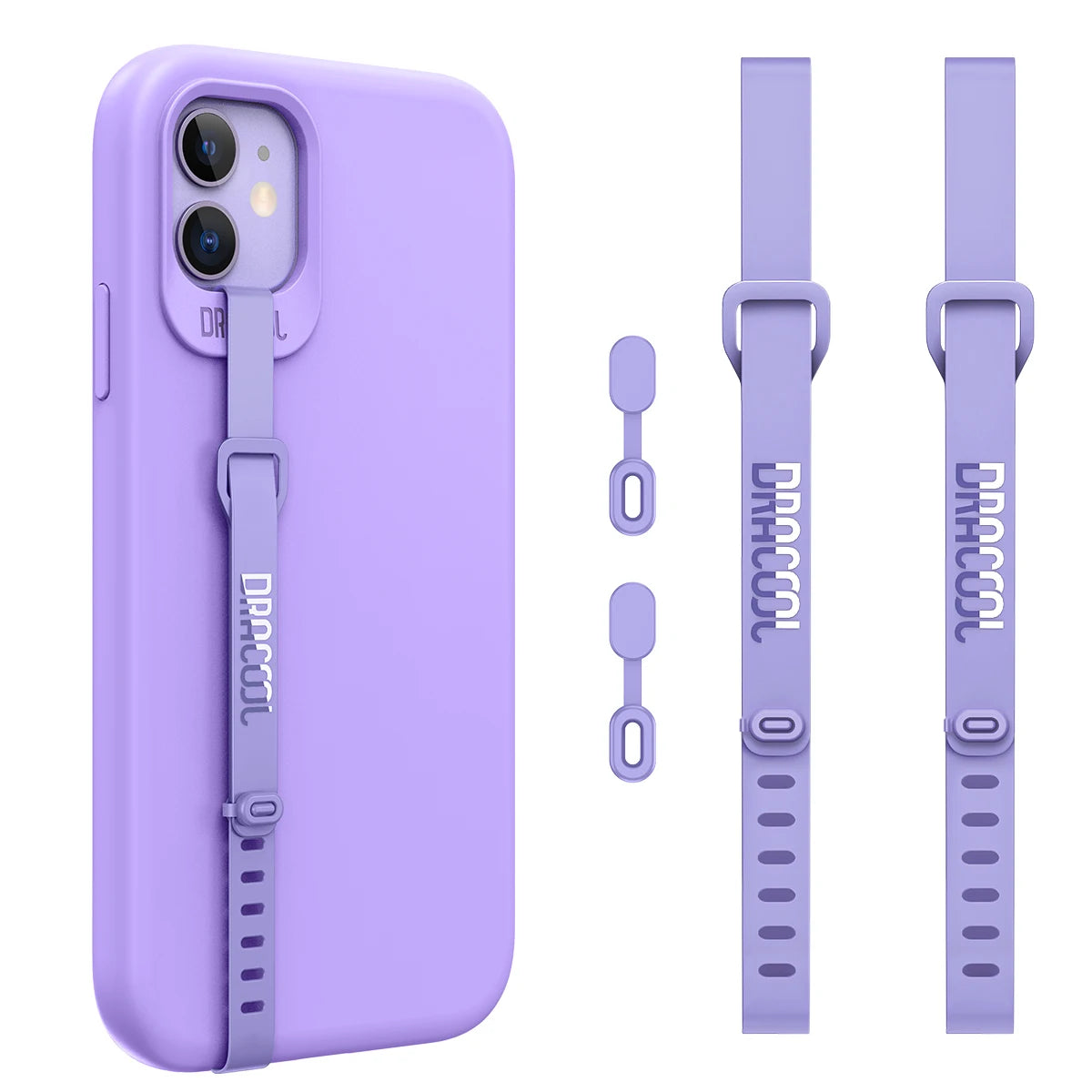 2pcs Soft TPU clear Wristband Hand Band silicone Grip Phone Hand Finger Ring Holder Strap Ropes For Samsung For iPhone kickstand