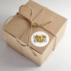 50-500Pcs“Open Me Already" Stickers 1inch Thank You Sticker For Gift Box Decoration Stationery Envelope Postcards Sealing Labels