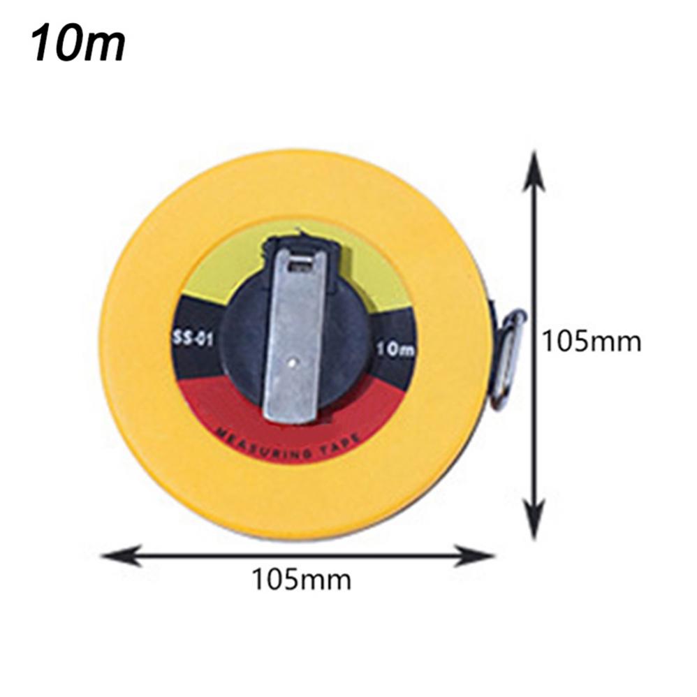 10/15/20/30/50M Tape Measure Circular Glass Fiber Leather Tape Measure Carpenter Metric Measuring Meter Tape Measure Tools