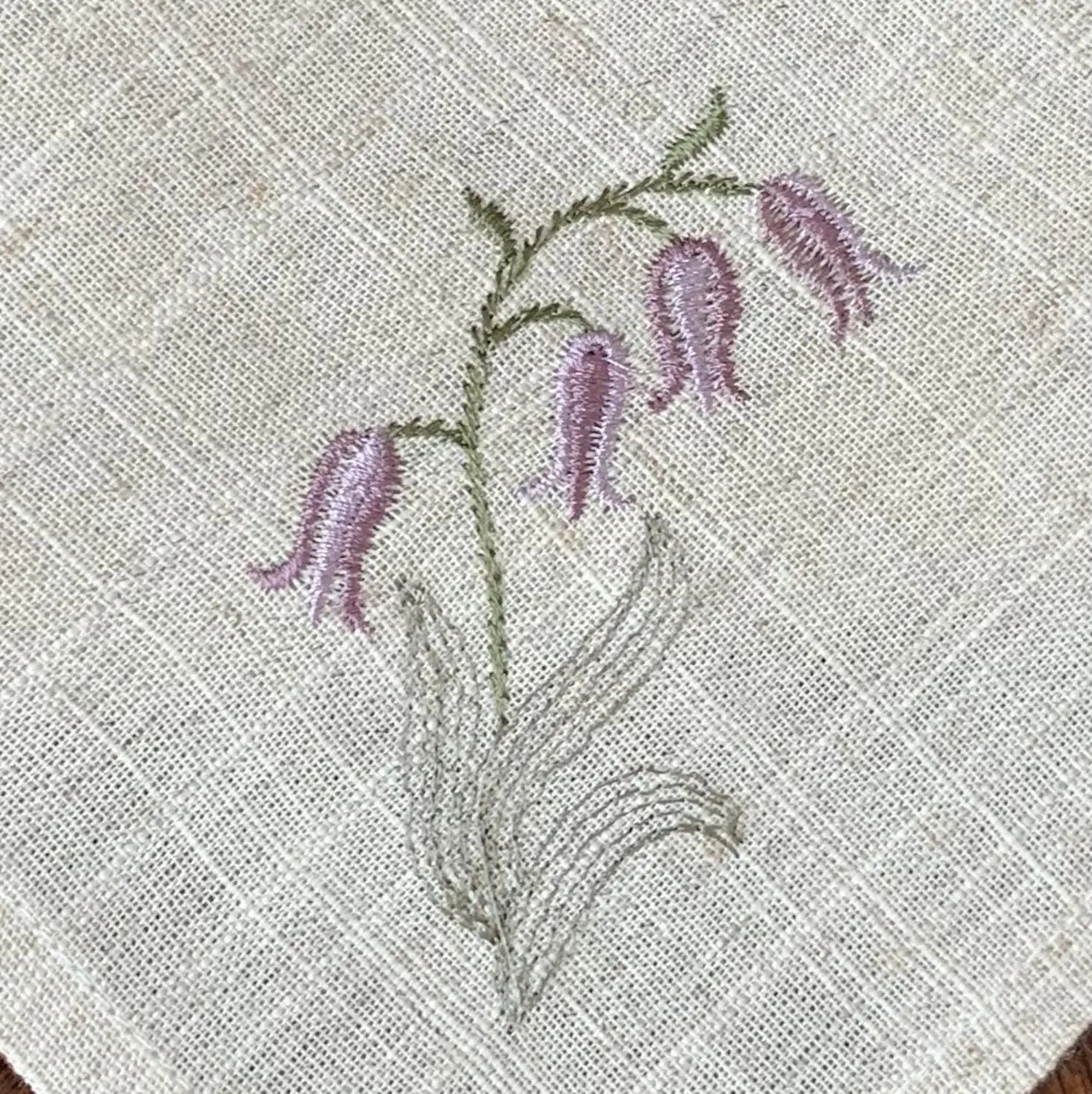 Varieties Flower,  Garden Embroidered Linen Look Floral Napkins, Placemats, Table Napkin, Hotel, Airbnb, Gift Restaurant