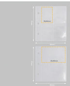 MINKYS New Arrival Kawaii Bling Star 1/2/3 inch Kpop Photocards Collect Book 3 Rings Binder Cards Organizer Book Stationery