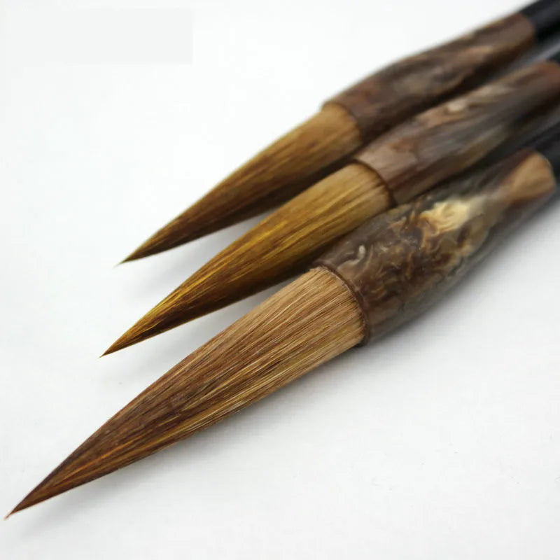 Mixed Hair Brushes Set Mixed Hair Chinese Calligraphy Brush Pen Regular Script Writing Brush Chinese Painting Brush Tinta China