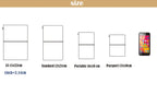 Transparent PVC Storage Bag for Traveler's Notebook Diary Day Planner Accessories Business Cards Notes Pouch Zipper Bag