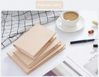 100% Genuine Leather Cover A5A6B6 Sketchbook Planner with Grid Blank Insert Retro Notebooks and Journals Diary Cover Stationery