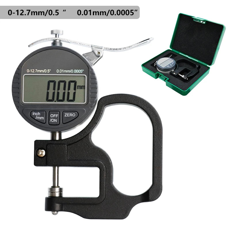 XCAN Caliper Electronic Thickness Gauge 12.7mm 25.4mm 0.01/0.001mm Digital Micrometer Thickness Meter Micrometro Measuring Too