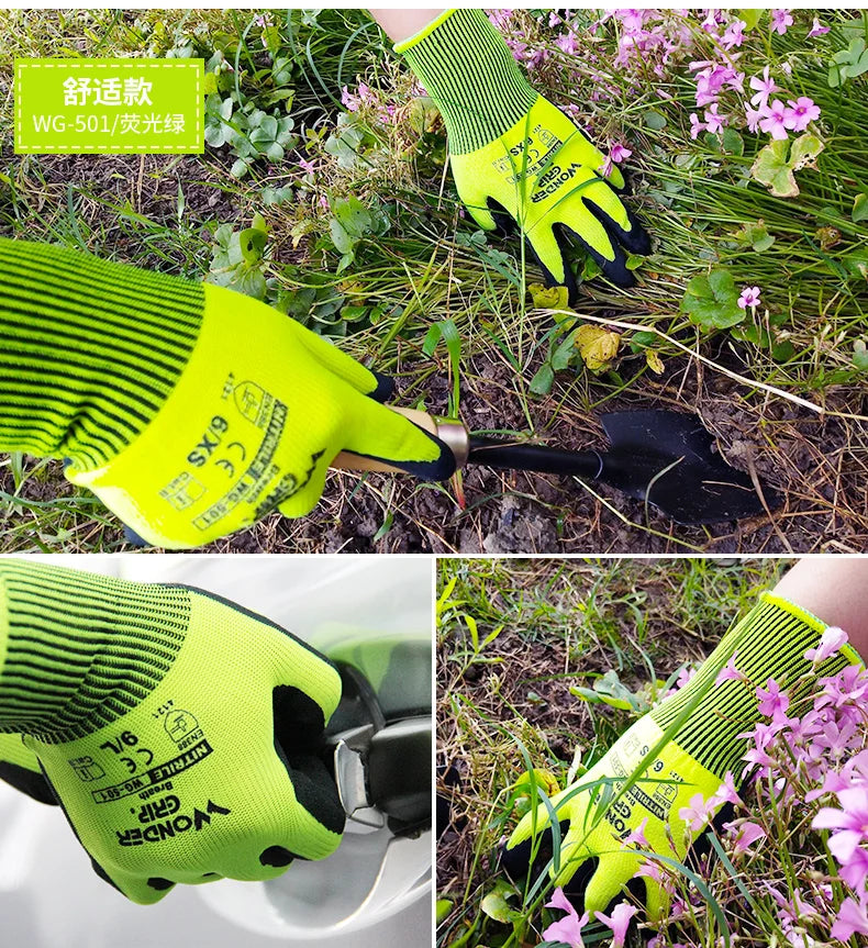 Garden Nitrile Gloves Latex Cleaning Food Gloves Universal Household Garden Cleaning Gloves Home Cleaning Rubber Glove