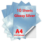 10-100 Sheets A4 self-adhesive Matte Printable Vinyl Sticker Paper for Inkjet printer DIY Crafts Copy Paper Inkjet Printer Paper