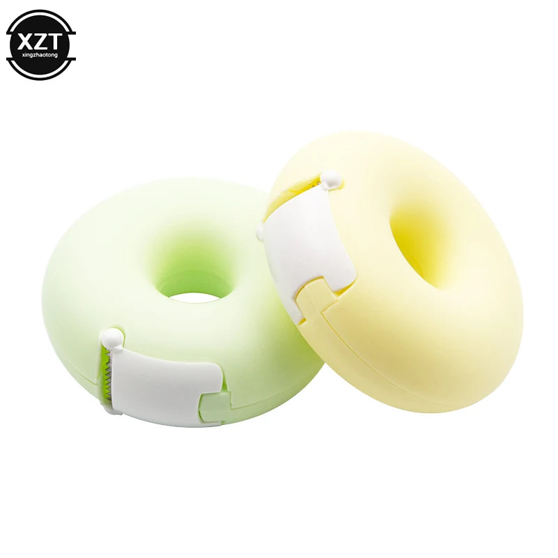 Newest Candy Color Masking Tape Cutter Design Of Love Heart/Donut Shape Washi Tape Cutter Office Tape Dispenser School Supply
