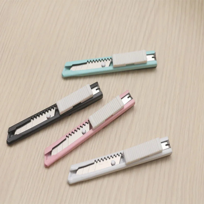 Mini Utility Knife Metal Paper Knife Letter Opener Box Cutter Portable Scrapbook Tools Office School Stationery