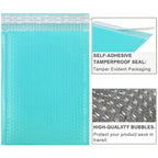 50pcs Poly Bubble Envelope Bags with Logo Printed Padded Shipping Envelopes With Bubble Mailing Bag Shipping Gift Packages Bags